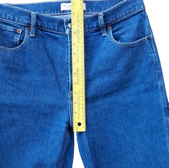 Abercrombie Carpenter 90s Relaxed Cargo Jeans Long Cuffed Y2k Capsule - Picture 8 of 9
